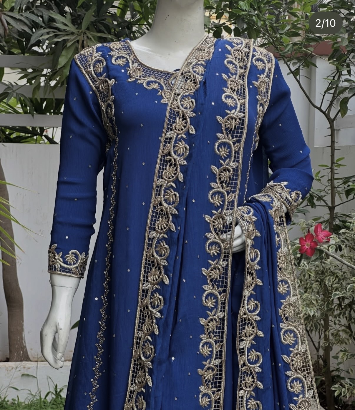 Royal Blue Khadadupatta