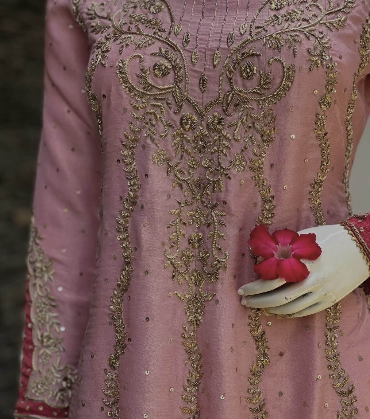 Intricate Pink Gown