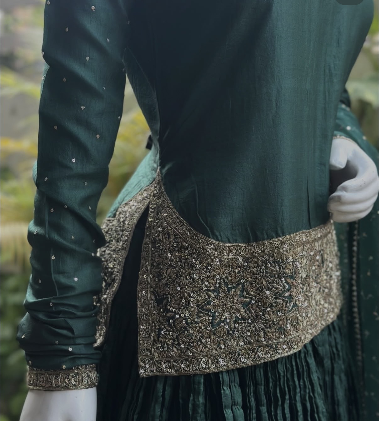 Green Lengha ✨